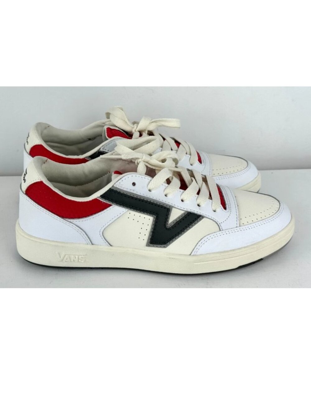 M8, W9.5 - Vans Lowland CC Mixed Pop Marshmallow/Multi Shoes-721356
